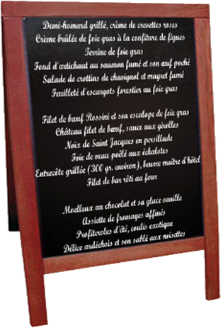 La carte du restaurant Le Convivial et ses spécialités fines, rendez-vous gourmand dans le secteur Mantes, Les Mureaux, Cergy Pontoise, Poissy